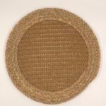 PLATO DE SITIO FIBRAS NATURAL/CAMEL 38 CM (EMC 32-1)