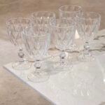 SET X 6 COPAS LABRADAS TRANSPARENTES 320ML