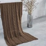 Manta de Algodon 1,80 x 0,90 Chocolate