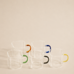 SET X 6 TAZAS DE VIDRIO 6*6 CM (EMC30-8)
