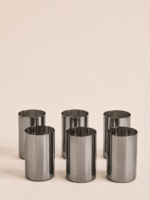 SET X 7. JARRA 1450 ML / 6 VASOS 280 ML VIDRIO BLACK - Imagen 2