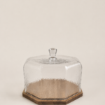 Tortera Acacia con cupula 22 CM - Octagonal