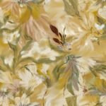 MANTEL TROPICAL MECÁNICO ESTAMPADO AIRE DE OTOÑO MOSTAZA2,5 X 1,40 MTS APROX