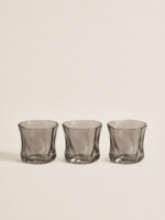 SET 6 VASOS GRIS FUMÉ 225ML(HE 10)