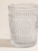 SET X 6 VASOS LABRADOS TRANSPARENTES 300ML (HE 03) - Imagen 2