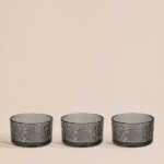 SET X 4 COPETINEROS GRIS 9*5 CM (43-4-2)