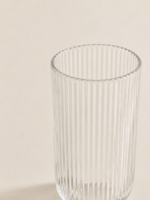 SET X 6 VASOS RAYAS LABRADOS TRANSPARENTES 430 ML - Imagen 2