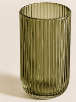 VASO DE VIDRIO LABRADA VERDE 7.7*12.7CM X 6 UNIDADES. (EMC 31-11) - Imagen 2