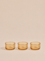 SET X 4 COPETINEROS AMBAR 9*5 CM (43-3-1)