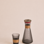 PACK X 5 / BOTELLA 1000ML 4 VASOS 240ML GRIS