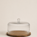 Tortera Acacia con tapa oval 18,5 CM