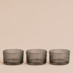 SET X 4 COPETINEROS GRIS 9*5 CM (43-3-2)