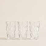 VASOS DE VIDRIO LABRADOS X 6 UNIDADES