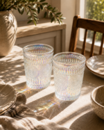 PACK X 6 VASOS LABRADOS TORNASOL  300 ML