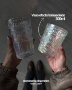 PACK X 6 VASOS LABRADOS TORNASOL  300 ML - Imagen 3