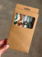 PACK X 4 SORBETES DE VIDRIO RULO SURTIDO 8*20CM (EMC 29-10) - Imagen 2