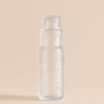 BOTELLA DE NOCHE 850ML / VASO 190ML PUNTOS TRANSPARENTE.