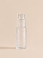 BOTELLA DE NOCHE 850ML / VASO 190ML PUNTOS TRANSPARENTE.