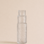 BOTELLA DE NOCHE 850ML / VASO 190ML ARABICA TRANSPARENTE.